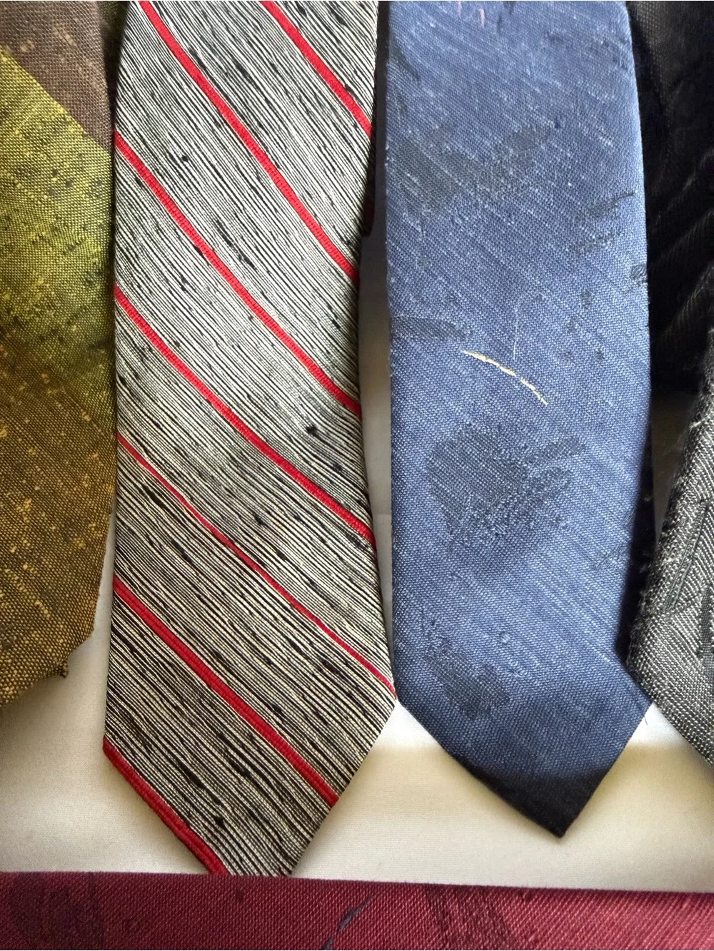 Set of 8 - Men's Assorted Necktie Pack - Blue, Gray, Black, Burgundy